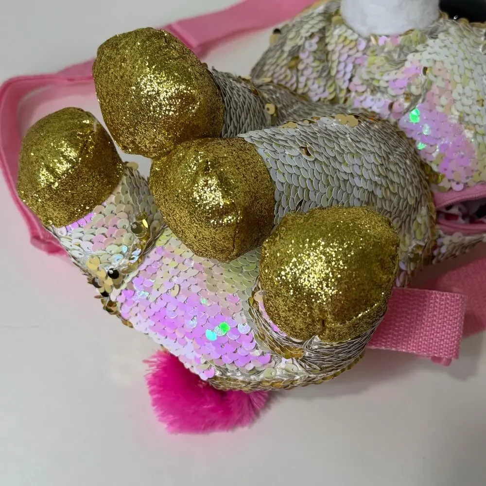 Ty Fantasia Unicorn Flippable Sequin Plush Backpack